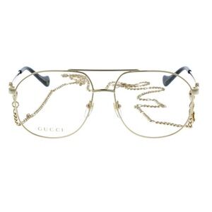 Gucci Gold Frame Aviator Glasses
